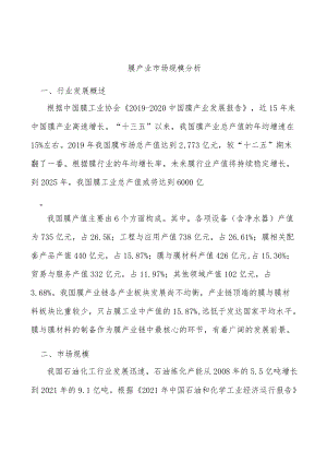 膜产业市场规模分析.docx