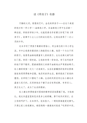 读《草房子》有感.docx