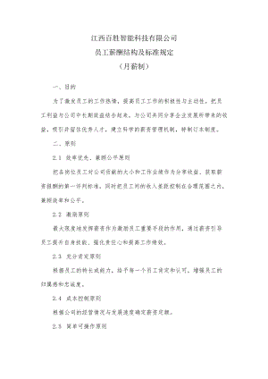 百胜薪酬标准（月薪）.docx