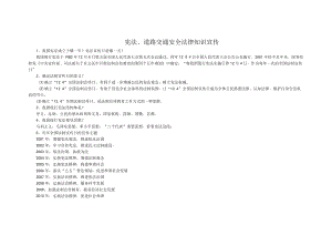 宪法、道路交通安全法律宣传.docx