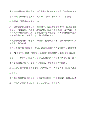 小学无纸化测试总结反思.docx