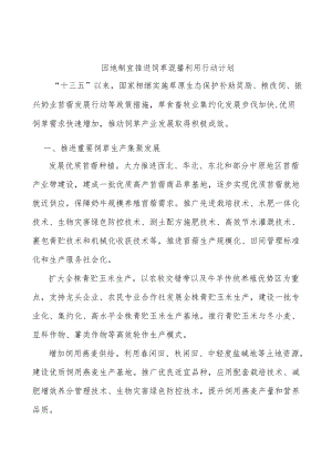因地制宜推进饲草混播利用行动计划.docx