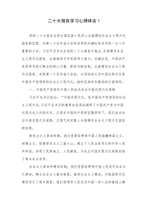 2023二十大报告精神学习心得体会感想6篇.docx