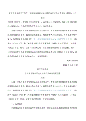 《市级体育赛事活动风险防范及应急处置预案(模版)》.docx