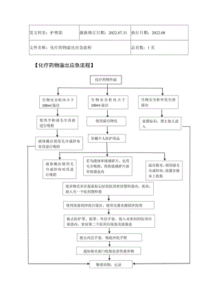 2022年9月《化疗药物溢出应急流程》.docx