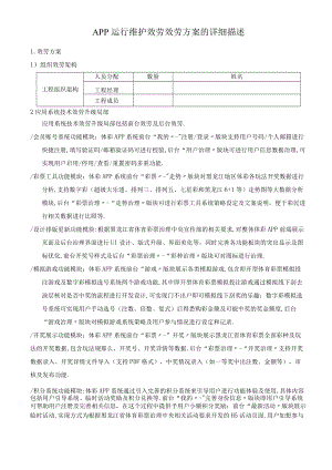APP运行维护服务服务方案的详细描述.docx