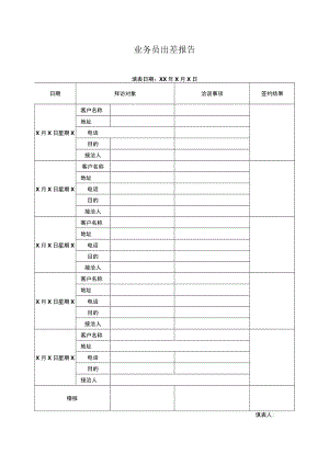 业务员出差报告.docx