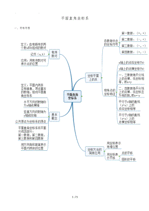 平面直角坐标系-答案.doc