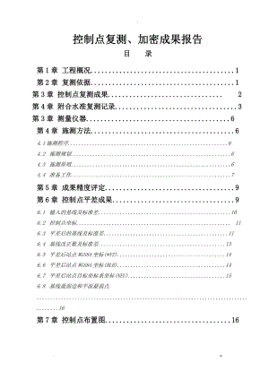 gps控制点复测成果报告.doc
