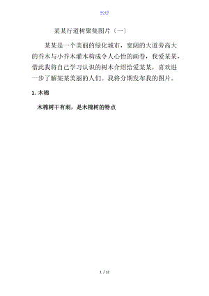 深圳行道树汇集一.doc