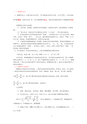 椭圆的几何性质知识点归纳及典型例题及练习付答案.doc