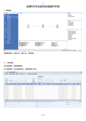 金蝶KIS专业版供应链操作手册簿.doc