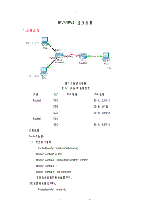 IPv6-IPv4过度方案.doc