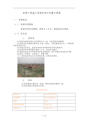 桥梁工程施工现场标准化布置示意图-草稿1.doc