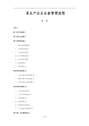 生产企业管理流程大全.doc