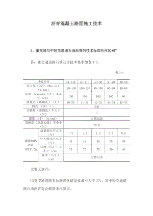 沥青混凝土路面施工技术.docx