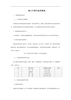钢结构施工组织设计及技术措施.doc