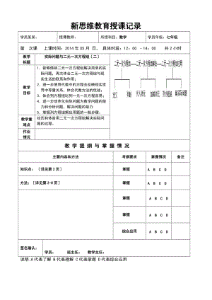 实际问题与二元一次方程组二.doc