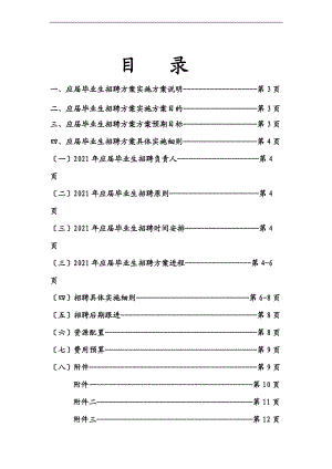 某集团公司校园招聘计划实施与方案.doc