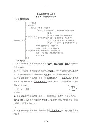 人版七下数学知识点.doc