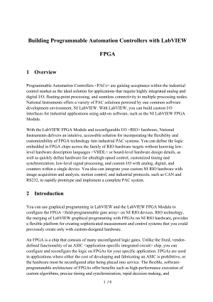 FPGA模块开发可编程自动化控制器.doc