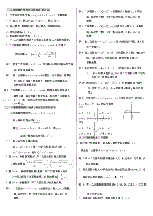 二次函数的标准式化成通式配方法.doc