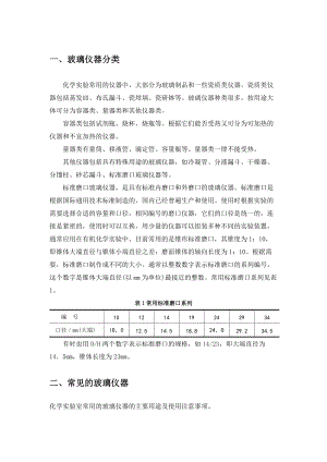 常见化学实验室玻璃仪器.doc