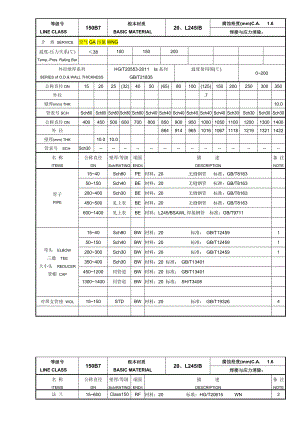 空分等级表150B7等.doc