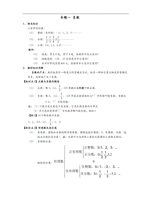 小升初暑假班衔接教材数学人教实用版.doc