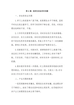 组织生活会存在问题6篇.pdf