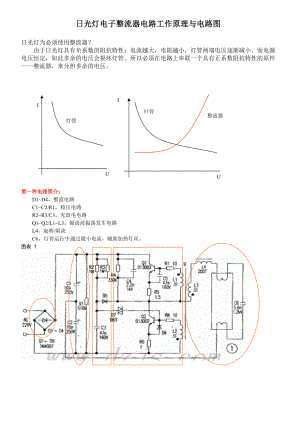 日光灯电子的整流器电路工作原理及13种电路图.doc