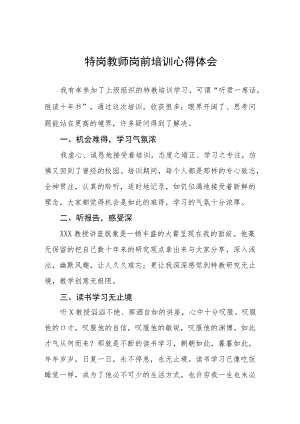 特岗教师岗前培训心得体会交流发言六篇例文.docx