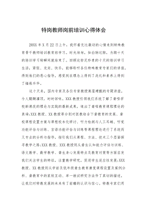 特岗教师岗前培训个人心得体会六篇.docx
