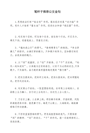 笔杆子推荐公文金句(4).docx