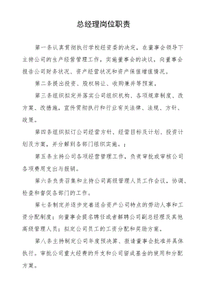 资产公司总经理岗位职责.docx