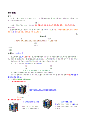 新手魔方教程资料全.doc