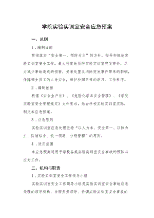 学院实验实训室安全应急预案.docx