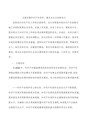 全面加强知识产权保护激发全社会创新活力.docx