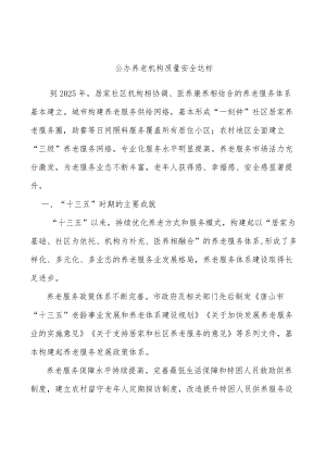 公办养老机构质量安全达标.docx