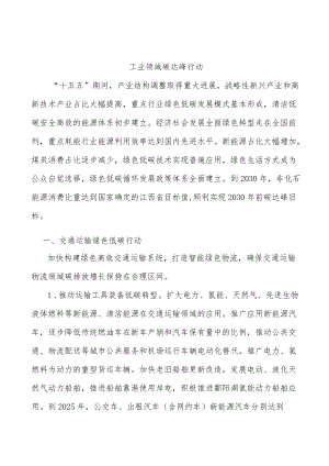 工业领域碳达峰行动.docx