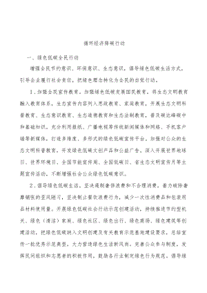 循环经济降碳行动.docx