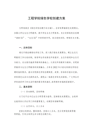 工程学院绿色学校创建方案.docx