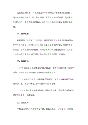 学校体育工作方案.docx