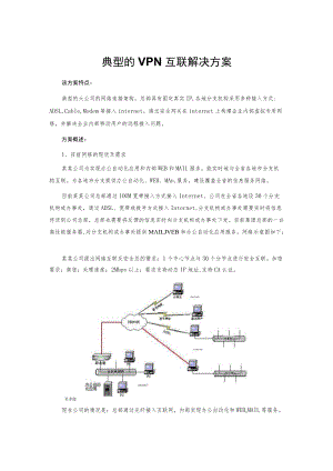 典型的VPN互联解决方案.docx