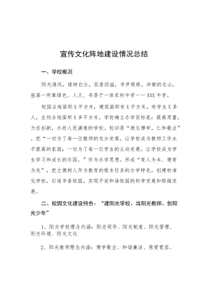 校园文化宣传阵地建设情况总结.docx