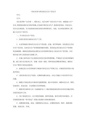 项目经理与财务部安全生产责任书.docx
