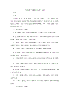 项目测量队与测量员安全生产责任书.docx