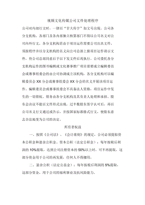 视频文化传媒公司文件处理程序.docx