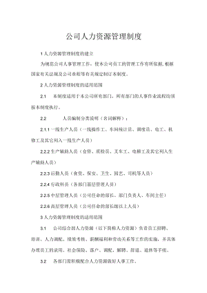 公司人力资源管理制度.docx