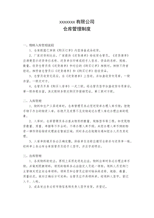 仓库出入库管理制度流程.docx